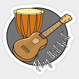 Ukulele Sticker